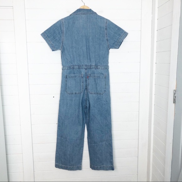 Levi’s Wide Leg Denim Jumpsuit - Picture 7 of 12